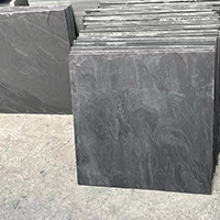china quarried black slate stone